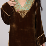 Zayna Velvet Jalabiya