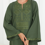 Olive Green Jalabiya