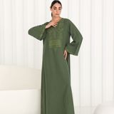 Olive Green Jalabiya